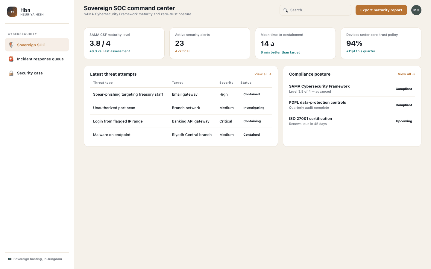 Hisn product preview