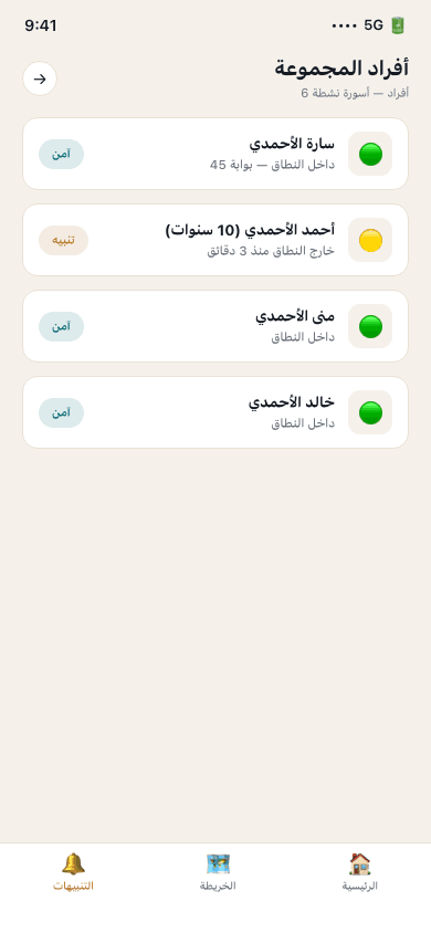 Group members screen — neuriya Wisal